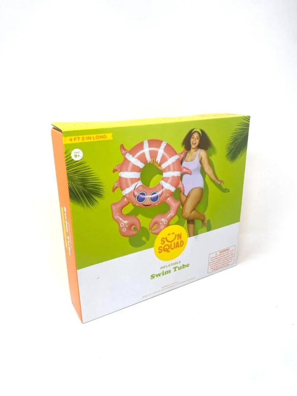 Target Crab Swim Tube Water Floats Inflatables Sun Squad™ 154 lbs Capacity